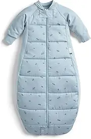 ergoPouch Premium Sleeping Bag 3.5 TOG – 4–6 Years – Dragonflies Print – A Premium, Silky-Smooth, Wider-Fit Sleeping Bag – 400 Thread Count Organic Cotton – For Toddlers and Preschoolers