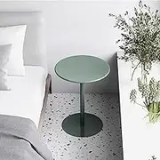 Modern Bar Table, Round Cocktail Pub Table with Metal Base, Tall Bistro Table Top Table for Dining Room Home Kitchen Living Room, Easy Assembly(48x62cm)