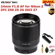 DHL Viltrox 24mm F1.8 Prime Auto Focus Full Frame Lens For Nikon Z Mount Z6 Z6II