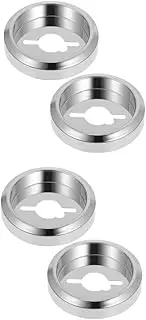 BESPORTBLE 2sets Plastic BBQ Grill Knob Base Universal Stove Knob Gas Stove Burner Protectors Kitchen Base Cover 2pcs*2