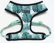 Leaf Dog Harness, Monstera leaf Dog harness, Dog Leash, Tropical dog harness