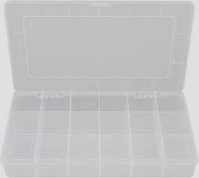 18 Small Bin Portable Parts Storage Container Case Tool Shop Mechanic Organize