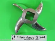 #12 Meat Grinder Mincer Cutter Knife Blade STAINLESS STEEL USA Shipping