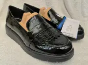 GEOX Respira Women's Black Alara Hybrid Loafers Shoes Size UK 4.5 6 New With Box