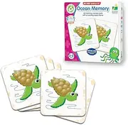 The Learning Journey My First Memory Game - Ocean Memory - 20 Card Matching Memory Game - Educational Toddler Gifts for Boys & Girls Ages 2 and Up, Multicolor