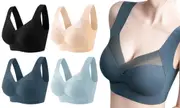 Seamless Wire-Free Bra - Light Blue