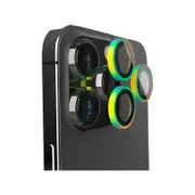 Efm Camera Lens Armour For Iphone 14 Pro Max - Rainbow