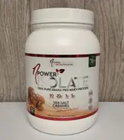 nPower Isolate Nutrition Grass Fed Whey Protein Powder Women Sea Salt Caramel