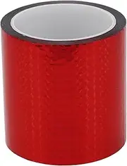 X AUTOHAUX 1 Roll Universal Air-Release Adhesive Pinstripe Tape Holographic Automotive Pinstriping Tape Red 164.04ft x 3.94"