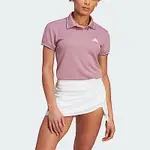 ADIDAS CLUBHOUSE POLO [II8052] 女 POLO衫 短袖上衣 亞洲版 運動 網球 吸濕排汗 粉