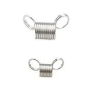 HOT 10 Pcs Bead Stoppers Spring Crimp Ends Jewelry Beading Stringing Wire Tools