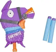 Fortnite Llama Nerf MicroShots Dart-Firing Toy Blaster and 2 Official Nerf Elite Darts for Kids, Teens, Adults