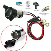 12V USB Car Cigarette Lighter Waterproof Socket Charger Power Adapter Accessory (for: Peugeot)