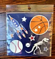 School Pottery barn Sticker Disney star wars space sports planet set 3 pre-k NEW