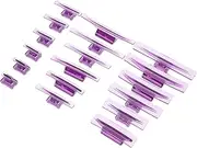 18 Pcs Repair Gasket Cars Auto Body Dent Puller Kit Tool Auto Dent Puller Dent Remover Tool Kit Vehicles Body Dent Removal Nylon Plastic Purple