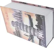 Gadpiparty Book Safe Box with Key Lock Decorative Fake Book Hidden Safe for Money Jewelry Important Documents Compact Durable Storage for Home Office