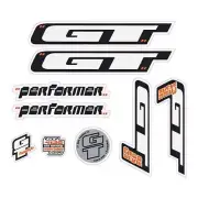 GT - 2000 Performer - decal set - Orange frame - Old school bmx