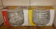 2 McDonalds 50 Years of Maccas The Fries & Cheese Melt Pattern Wobbling Glasses