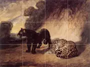 Art Wild Life Ceramic Mural Backsplash Bath Tile Decor #232