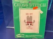 Down On The Farm Originals Counted Cross Stitch Craft Kit NIP Big Hat No Cattle