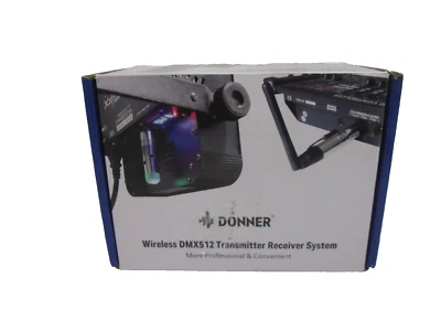 Donner Wireless DMX512 Transmitter w/7 Receivers