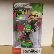 Nintendo Amiibo Inkling Boy Neon Green | BRAND NEW FACTORY SEALED Splatoon 2