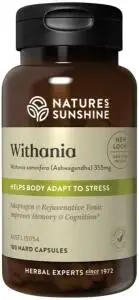 Natures Sunshine Withania (Ashwagandha) 355mg 100caps