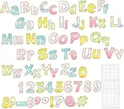 HOODANCOS 1 Set Watercolor Letter Cards for Bulletin Board Classroom Party Decorations Wall Decor for Themed Events and DIY Projects