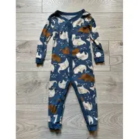 在飛比找蝦皮購物優惠-Carter's 藍色大象寶貝連身裝 二手童裝 連身睡衣3T