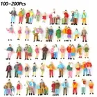Railroad Model People Figure Trains 100/200pcs Deocr Display Miniature