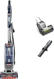 [Shark] Corded Upright Vacuum Cleaner,0.83L with Anti Hair Wrap Technology & DuoClean, Pet Model, Powered Lift-Away, LED Headlights, Anti-Allergen, 8m Cord, 750W, 2 Attachments, Navy/Orange, NZ801UKT