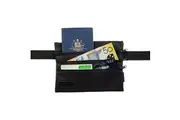 korjo Travel Money Belt Bag 3 Zip Pocket Passport Wallet Card Ticket Bum Pouch