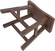 SUPVOX Wooden Step Stool for Compact Solid Wood Foot Stool Elegant Design for Kitchen and Bathroom Lightweight Portable for Everyday Use