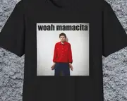 Woah Mamacita Awkward Unisex Softstyle Stupid White Elephant Gift Shirt