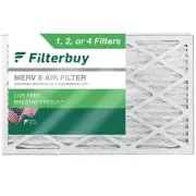 Filterbuy 14.5x27x5 Air Filters, HVAC AC Furnace Replacement for Trane (MERV 8)