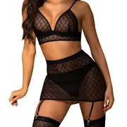Mapale Geometric Mesh Three Piece Set
