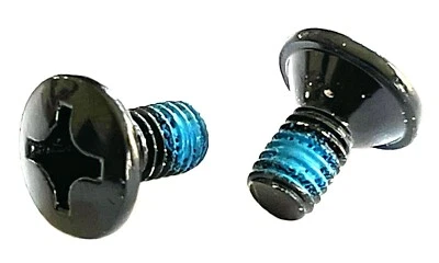 Flow Snowboard Bindings - NX2 Footbed Screws x 2 Black - Part Number 40B1
