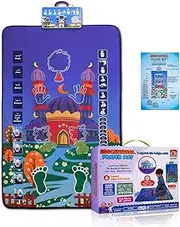 Smart Electronic Pr/ayer Mat for Kids, Interactive Learning Mat with Voice Guidance and Compass to Help Children Learn HSMI-01