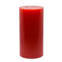 在飛比找momo購物網優惠-【YU Living 信歐傢居】歐式經典紅色大柱蠟 圓柱蠟燭
