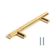 NNEDSZ 96mm Cabinet Handles Gold Drawer Pulls Knobs Hardware for Kitchen Bathroo