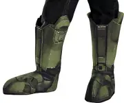 ADULT MASTER CHIEF HALO GAME BOOT COVERS COSTUME ACCESSORY DG89999AD