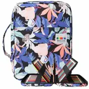 Coloring Pencil Case 220 Slots Pencils/gel Pens Organizer (Penglai flower)