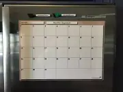 A3 Monthly Organiser Daily Weekly Planner Magnet Fridge Whiteboard Calendar 2pen