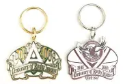 MANLY SEA EAGLES WITH ARL SET OF 2 NRL CENTENARY 1908-2008 KEY RINGS KEYRING