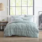 Logan & Mason Platinum Rowan Quilt Cover Set Super King Seafoam