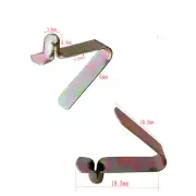 50) 3.6m Push Button Spring Clips Kayak Paddle Snap Tent Pole Lock Colorful Zinc