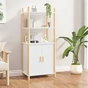 VRAXO Highboard White 60x40x141 cm Engineered Wood -25KG,345693