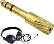 1/4 to 1/8 Adapter - Headphone Jack Adapter,Audio Converter Cable, 6.35mm Jack Stereo Socket Male to 3.5mm Jack Stereo Plug Female for Headphone Swan-au