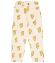 [The New Society] The New Society Loretta floral-print jeans Y 14 pink