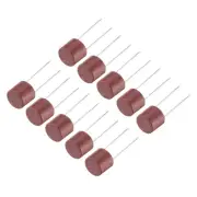 50Pcs Cylindrical DIP Mounted Miniature Micro Fuse , T4A 4A 250V, Red